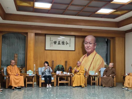 劉世芳拜會佛教會 宣示積極提升宗教服務人員權益