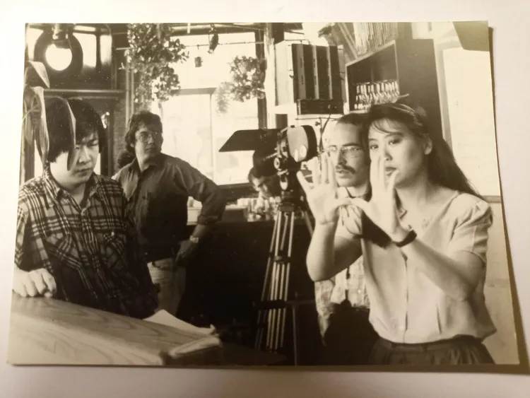 裴在美執導《異鄉女子》工作照。國家影視聽中心提供