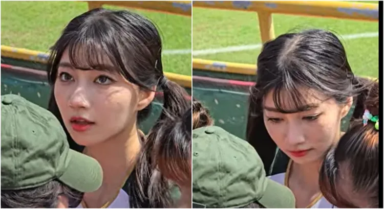 有球迷拍下一粒近距離影片，被認為膚況有待加強。翻攝自ocean's channel YT