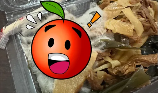 噁爆!外送餐驚見「整片毛茸茸黴菌」 Google Map竟查無店家