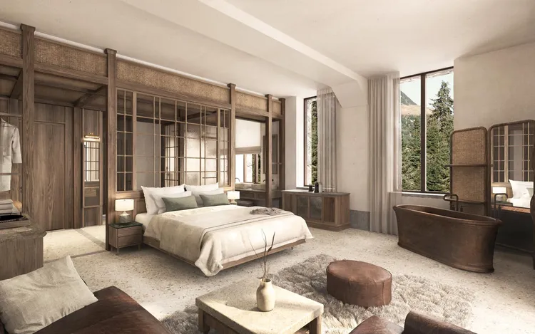 希臘瓦特斯尼克「MANNA」打造一個隱蔽而舒適的空間，完美貼合了人們消費從物質轉向體驗和舒適的趨勢。業者提供