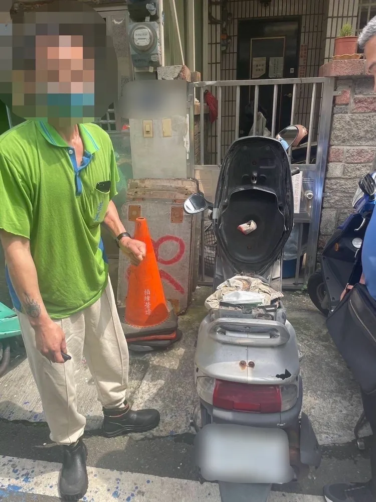 警方逮捕林男。新湖警分局提供