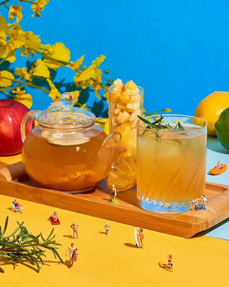 夏季特調「大吉嶺蜜香果茶」口感清甜不膩。業者提供