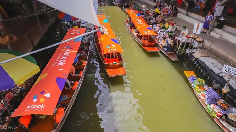 曼谷水上市場。業者提供