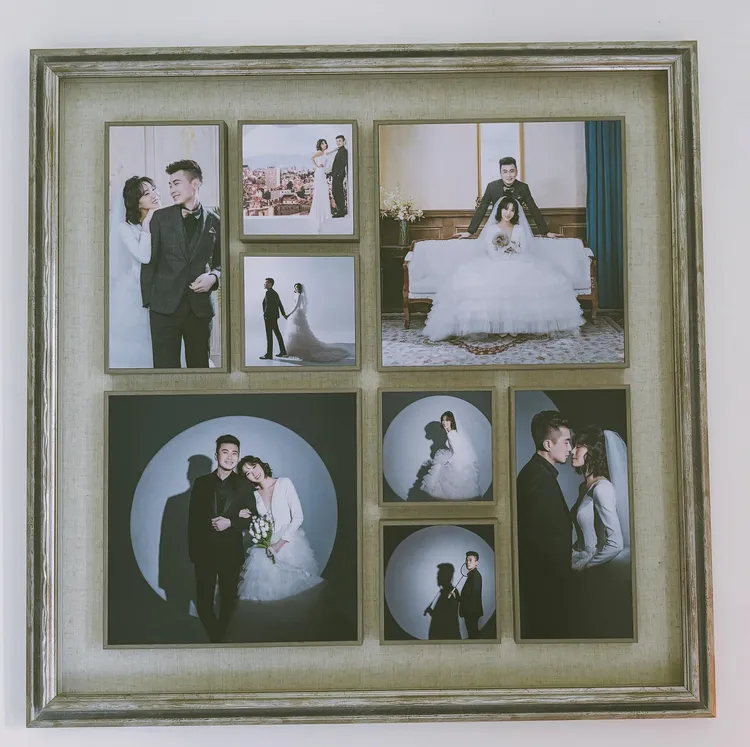 阿廖師也貼出與大牙多張婚紗照秀恩愛。翻攝阿廖師臉書