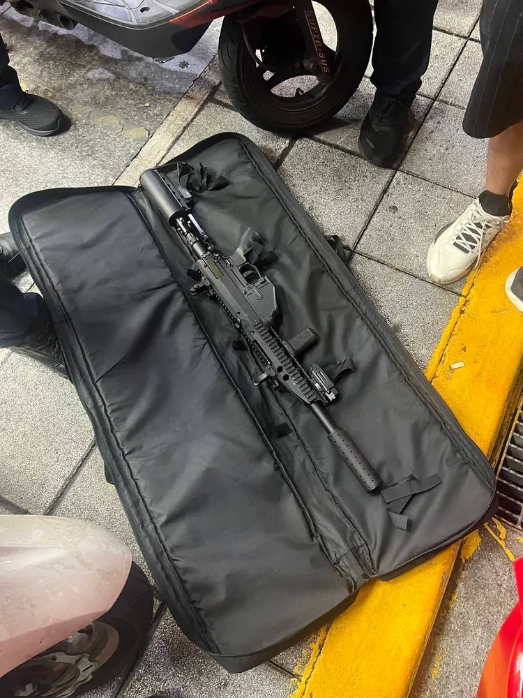 作案用槍枝。警方提供