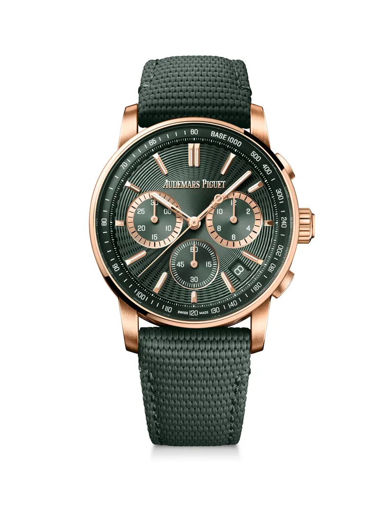 CODE11. 59 系列自動上鍊計時碼錶/41毫米，160萬4000元。品牌提供
