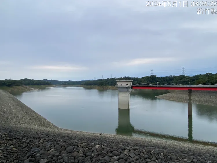 寶二水庫蓄水率回升逾4成。北區水資源分署提供