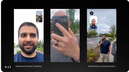 SpaceX做到了!Starlink完成與手機視訊通話測試!