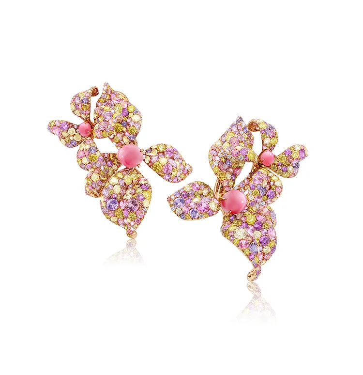 White Label Collection高級珠寶系列花園耳環。品牌提供