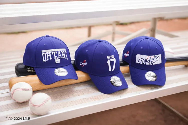 「MLB PLAYER24」大谷翔平Shohei Otani帽款，各1380元。品牌提供
