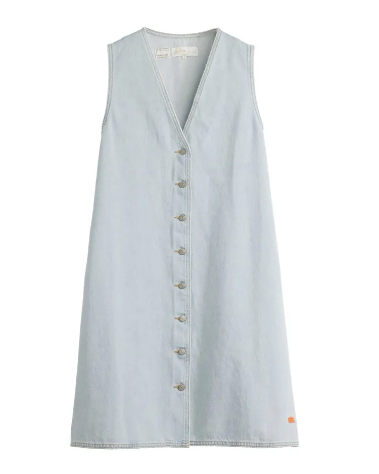 Levi’s® X ERL丹寧連身裙，1萬1900元。品牌提供