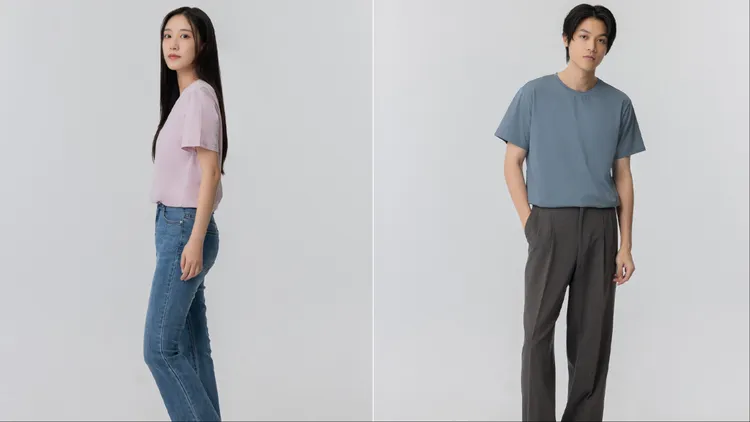 「冰磁透涼除臭短T」推出低飽和色調。品牌提供