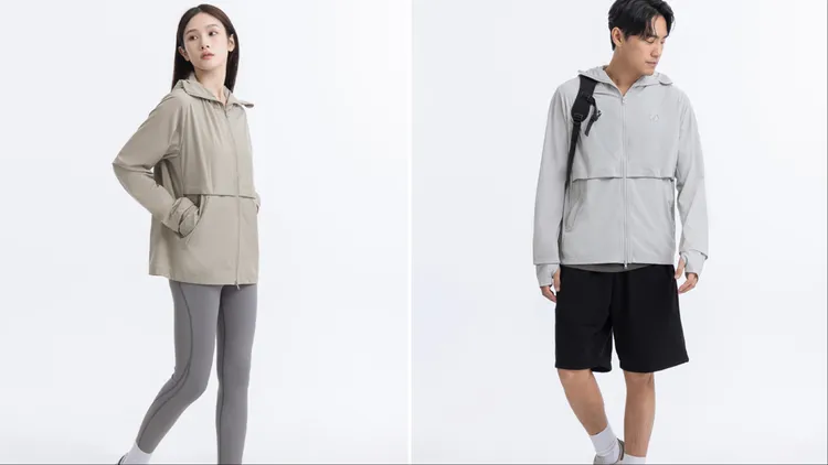 「涼感透氣防曬冰磁外套」無論作為防曬或是日常穿搭都很適合。品牌提供