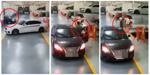 扯!機械車位剛停好「被送下樓」 網友炸鍋怒斥:有趕成這樣嗎?