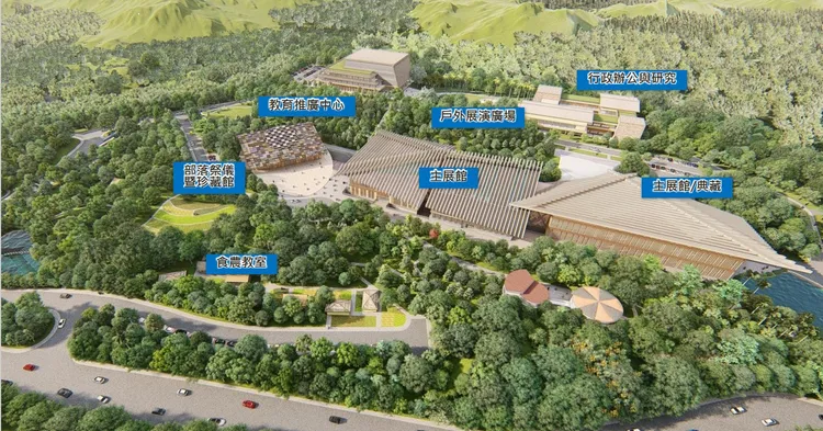 原博館設計圖。原民會提供