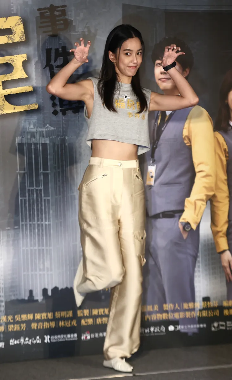 陳庭妮有撞鬼經驗。彭欣偉攝