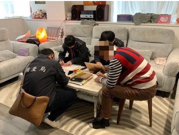 調查局日前搜索許獻中住處。調查局提供