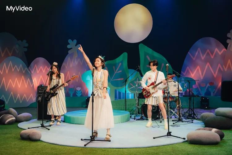 旺福對小朋友喊話，「想要快樂就來找旺福」。MyVideo提供