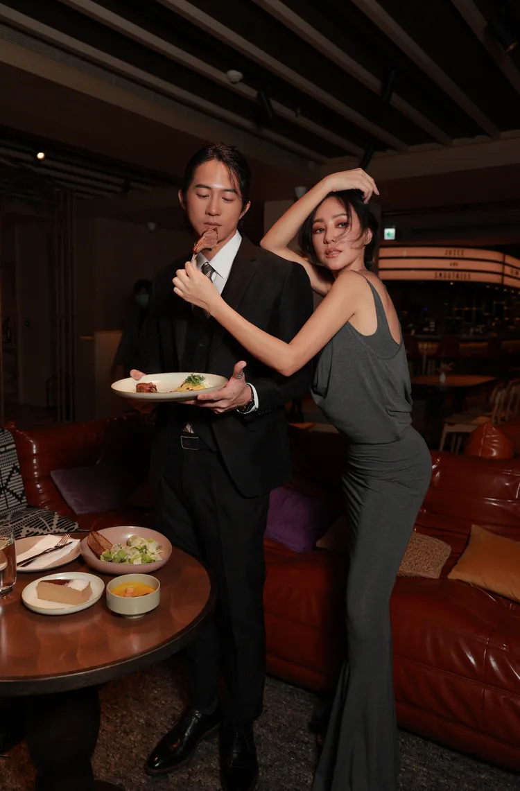 關穎搶先體驗 「Drip & Dough」服務。寒舍艾美提供