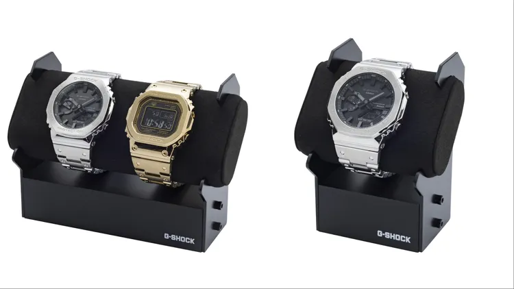 G-SHOCK Watch Mount雙座（左）1350元、單座（右）950元。品牌提供