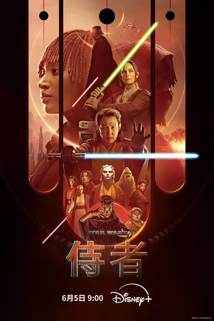 李政宰劇中有不少揮舞光劍的動作戲，透露光劍冰冷又重。Disney+提供