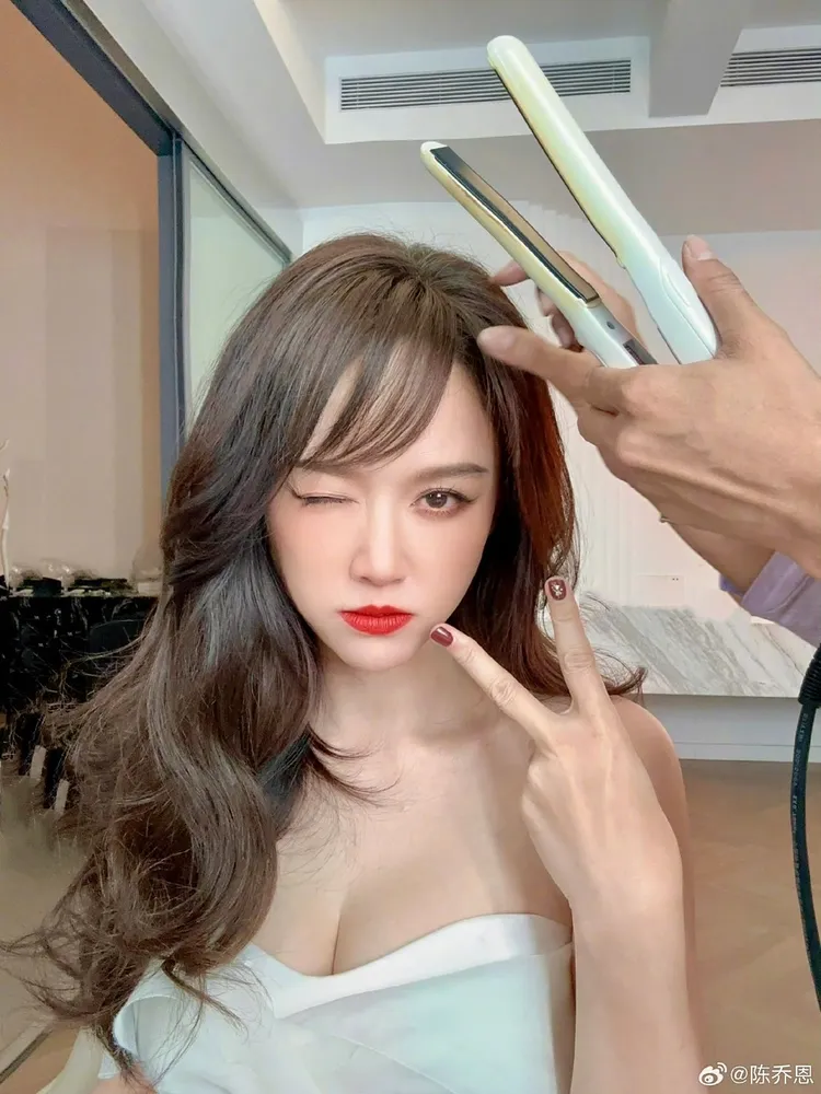 陳喬恩心臟變強。翻攝陳喬恩微博