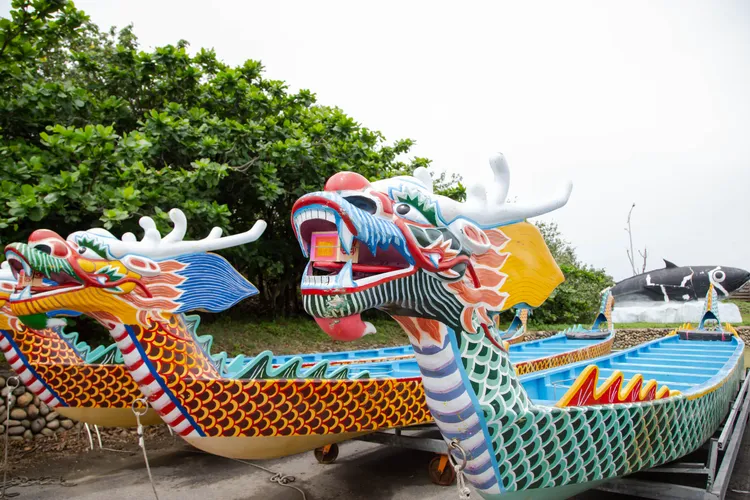 竹市龍舟賽6月10日在南寮舊港登場。新竹市府提供