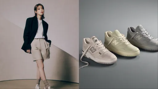IU搶當New Balance格雷系美少女　經典327、550都換上灰階新衣