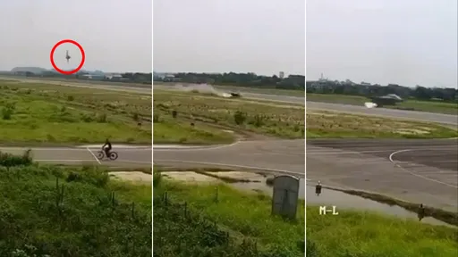 進行《捍衛戰士》低空翻滾 軍機撞地續命仍墜毀1死1命危