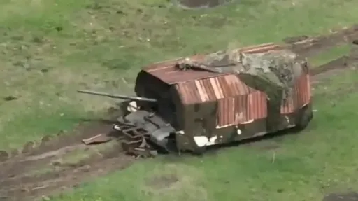 大解密！俄羅斯奇醜「烏龜戰車」竟成戰場殺器　橫行戰場影片曝光