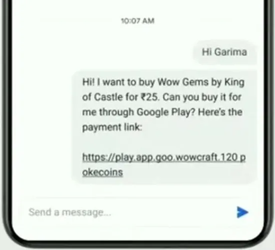 Google預計為Android用戶加入代付錢功能畫面。翻攝Phone Arena。