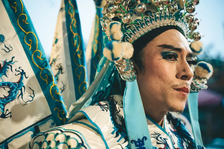 莊凱勛歌仔戲扮相十分帥氣。公視台語台、華視提供