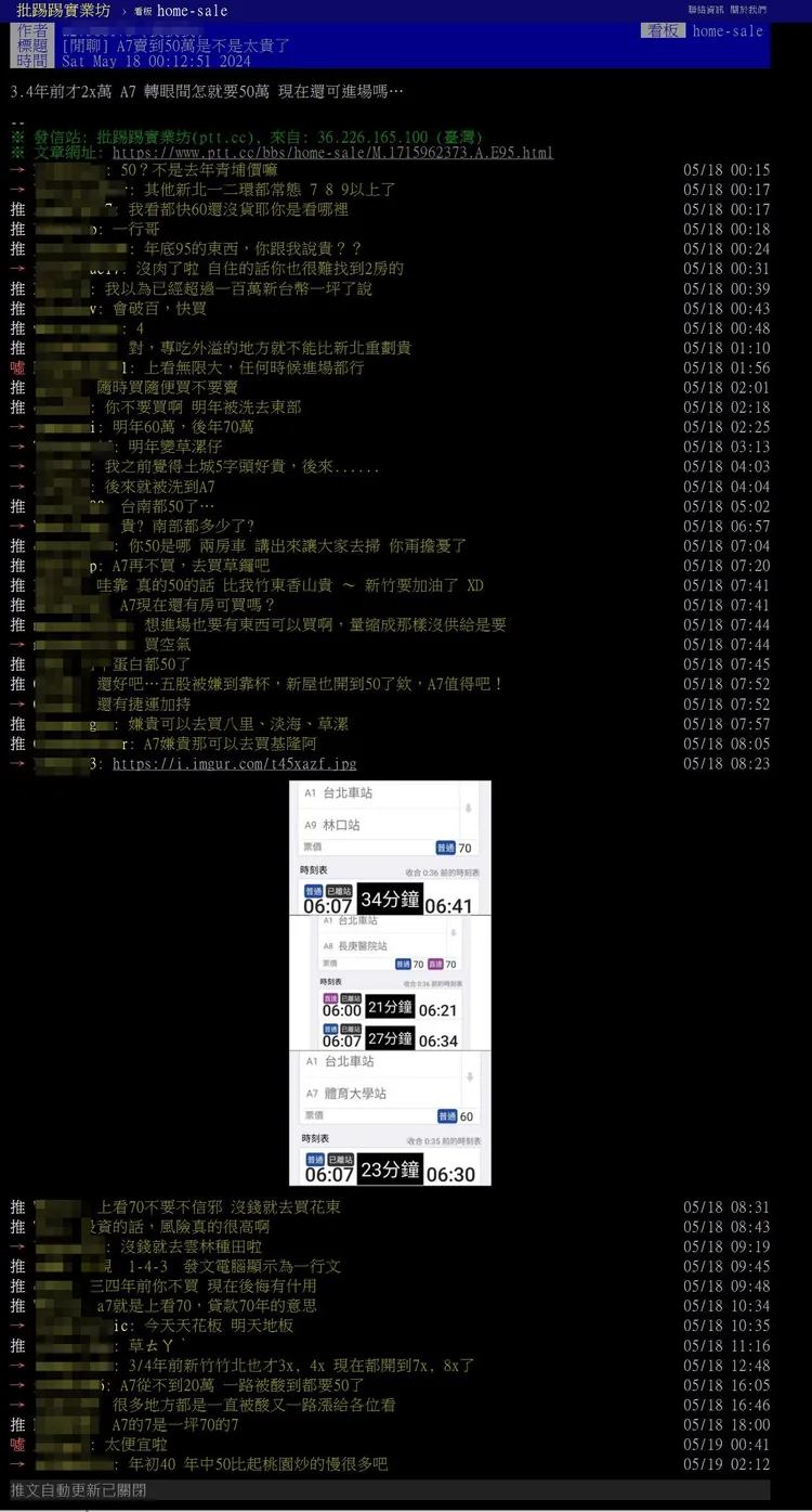 翻攝《台大批踢踢》實業坊