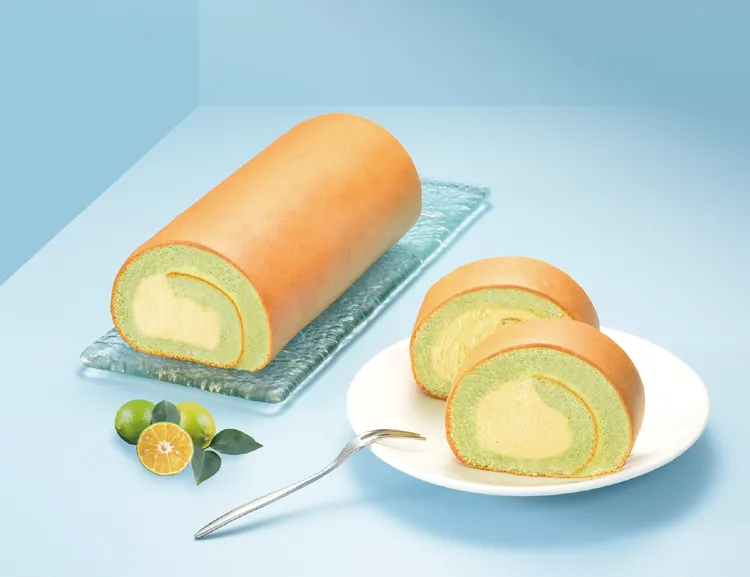 法式青桔芒果生乳捲。業者提供