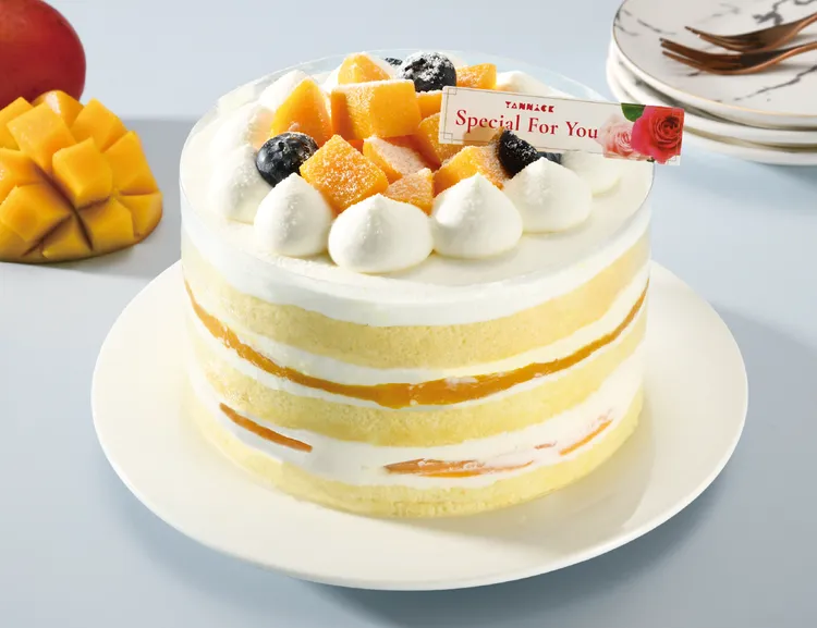 裸感芒果蛋糕。業者提供