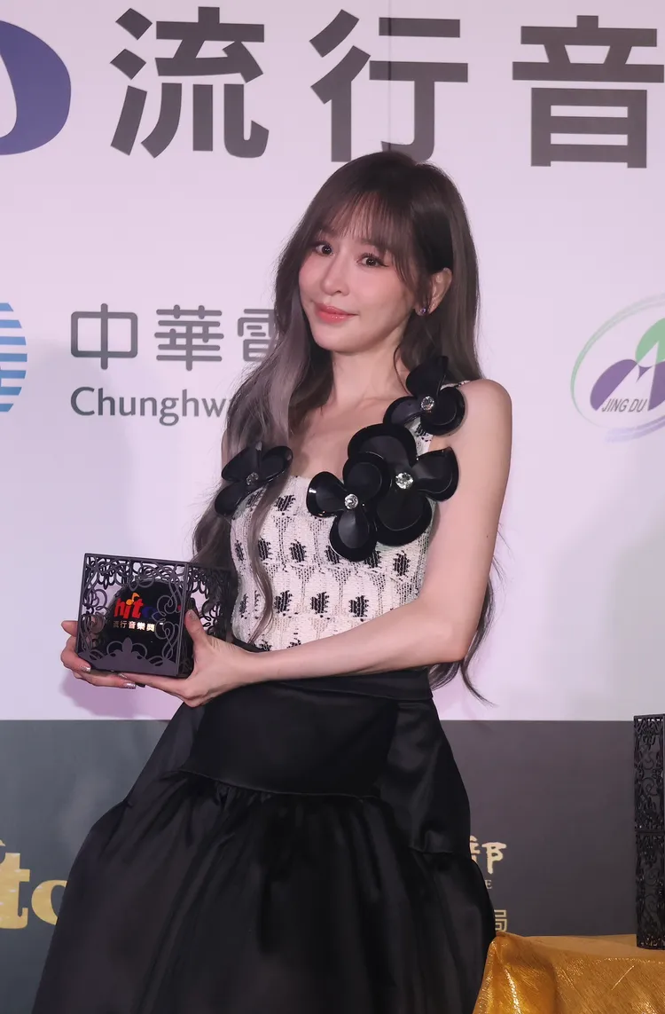 王心凌甜美現身台北小巨蛋。彭欣偉攝