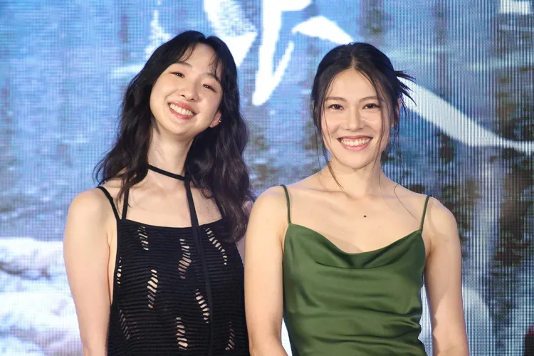 劉主平（左）、梁湘華一同亮相。攝影中心攝