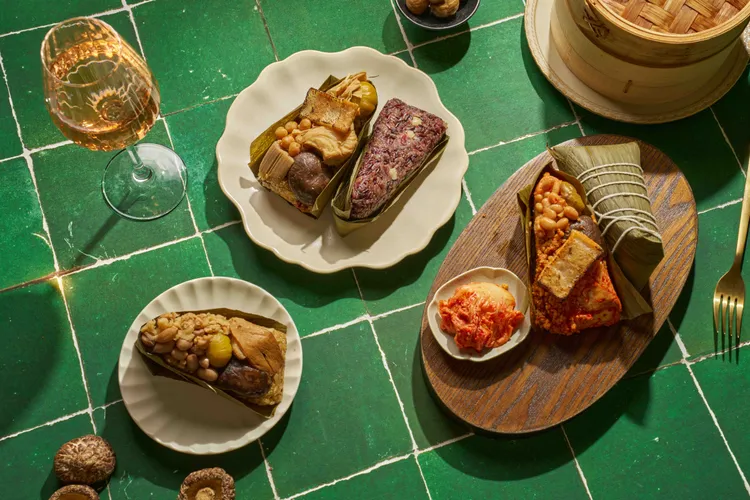 「養心餐飲集團」首度跨品牌推出「金曦粽禮」端午禮盒。業者提供