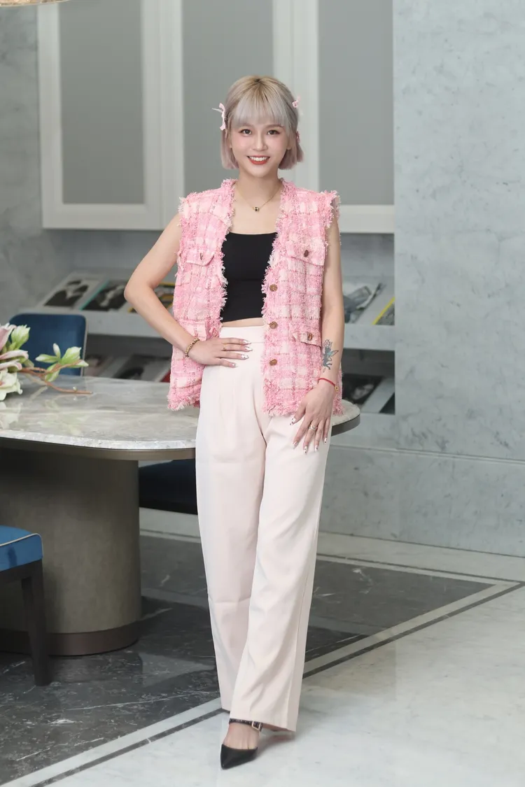 丟丟妹只花每月收入的10分之1到2，其他都存下來。彭欣偉攝