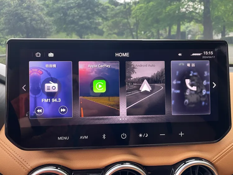 首次應用的12.3吋 X-Media Pro中控螢幕主機，寬幅的螢幕進一步營造車艙科技感的同時，也迎來多項配備升級。林浩昇攝