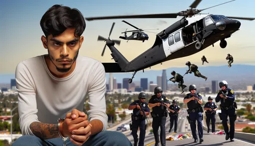 美國洛杉磯持槍男子對直升機掃射被捕 釀5傷