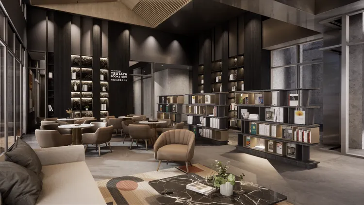 建案休閒設施著重實用，並導入蔦屋書店選書合作。三地集團提供