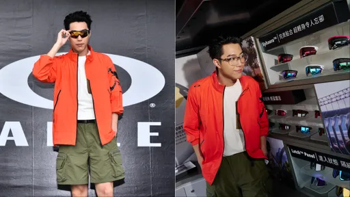 蔡凡熙熱血應援奧運 戴Oakley運動眼鏡自信挑戰備戰體驗場