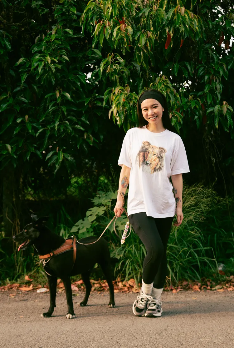 陳芳語不時為動物權益發聲。華風數位提供