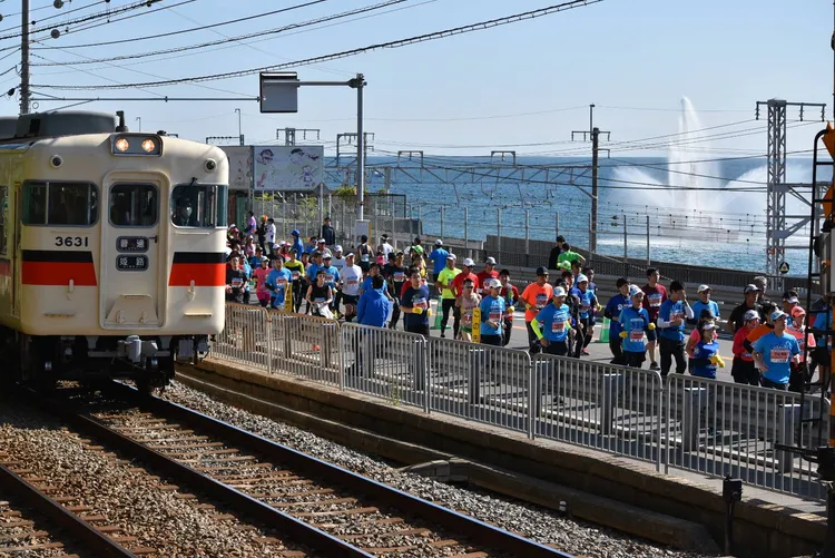 神戶馬拉松比賽。觀旅局提供