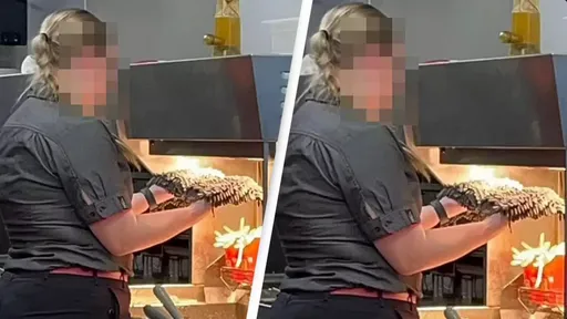 薯條保溫燈拿來烘拖把 麥當勞女店員爆紅了