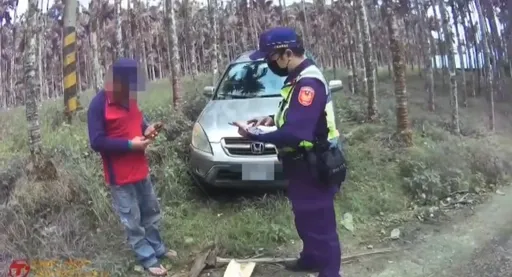 料震後山區遊客少!偷做這事被抓包 園主駕BMW堵路口報警逮檳榔賊