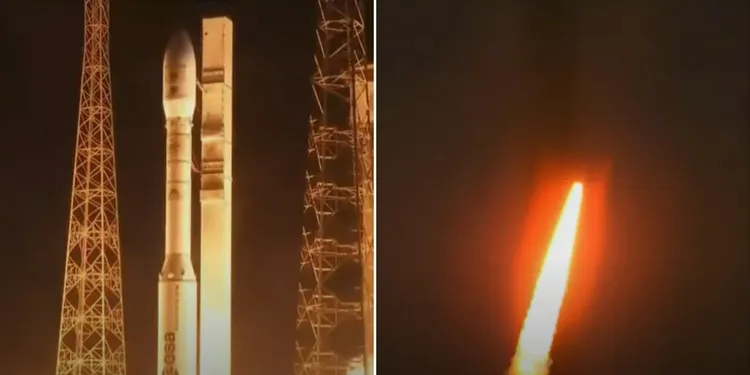 台灣首枚自製氣象衛星獵風者去年順利發射。翻攝自國家太空中心YouTube