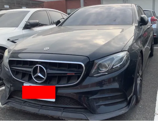 警方查扣贓車。民眾提供